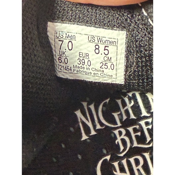 Vans Old Skool Nightmare Before Christmas Jack Skellington Checkerboard 7M 8.5W - Picture 8 of 9